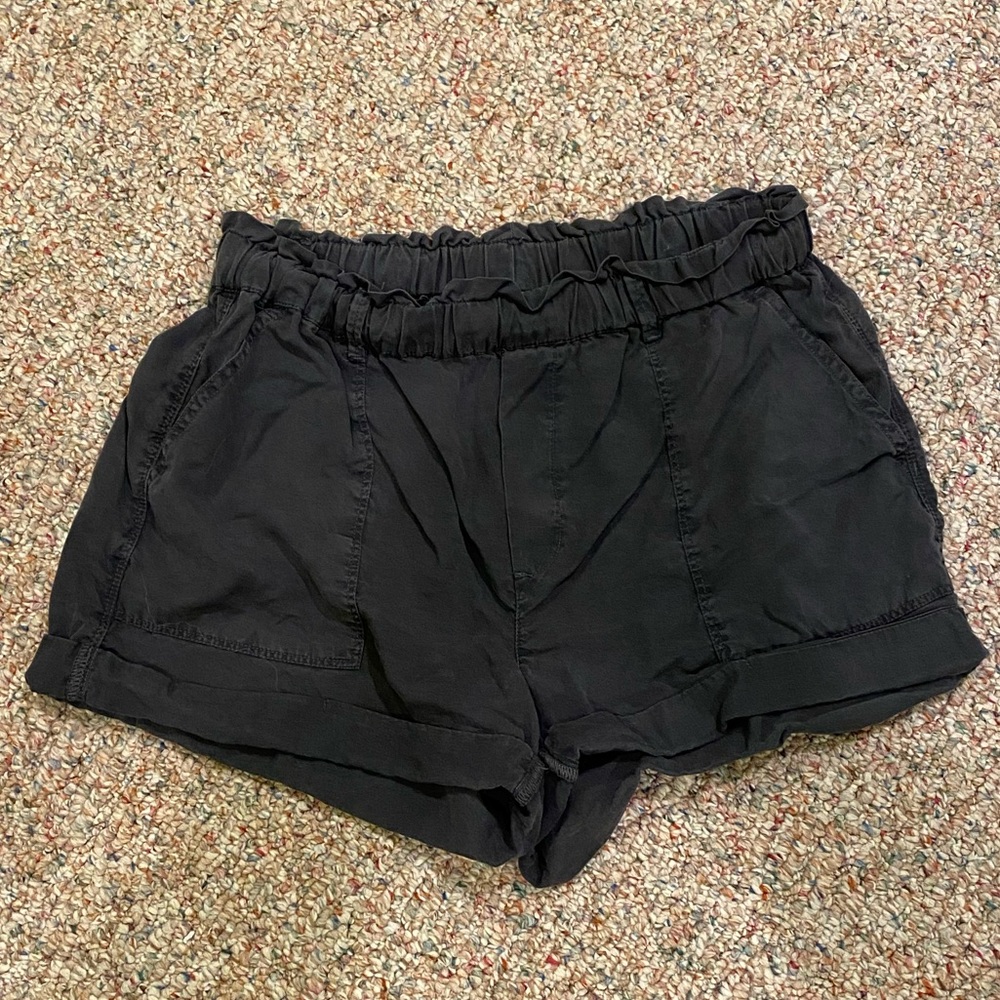 Aerie Elastic Waist Paper Bag Shorts